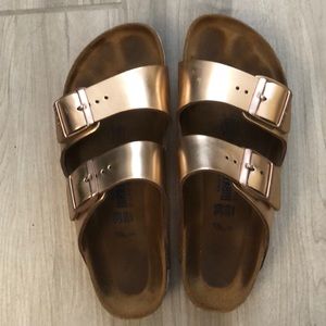 Rose Gold Size 39 Birkenstocks